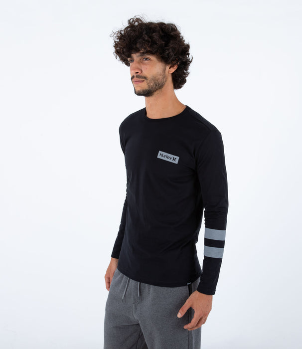 OCEANCARE BLACK PARTY LS TEE