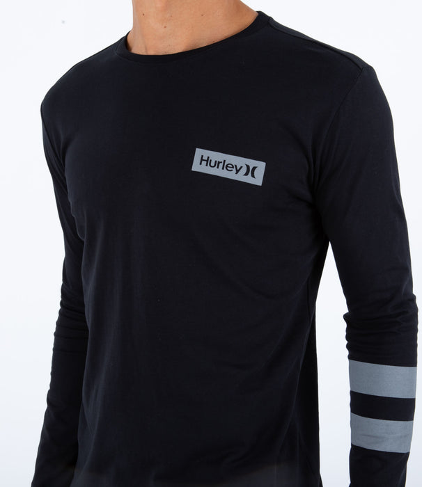 OCEANCARE BLACK PARTY LS TEE