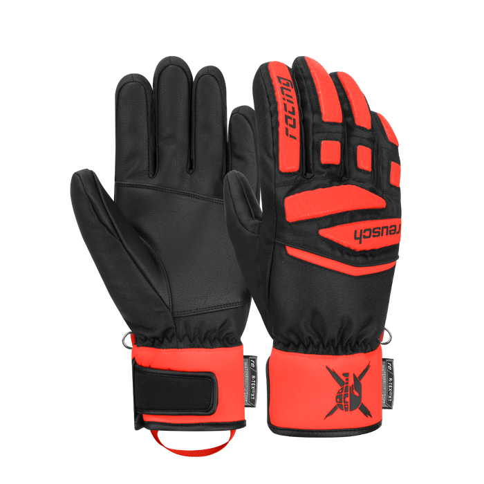 GUANTES WORLDCUP WARRIOR PRIME R-TEX NIÑO BLACK/FLUO RED