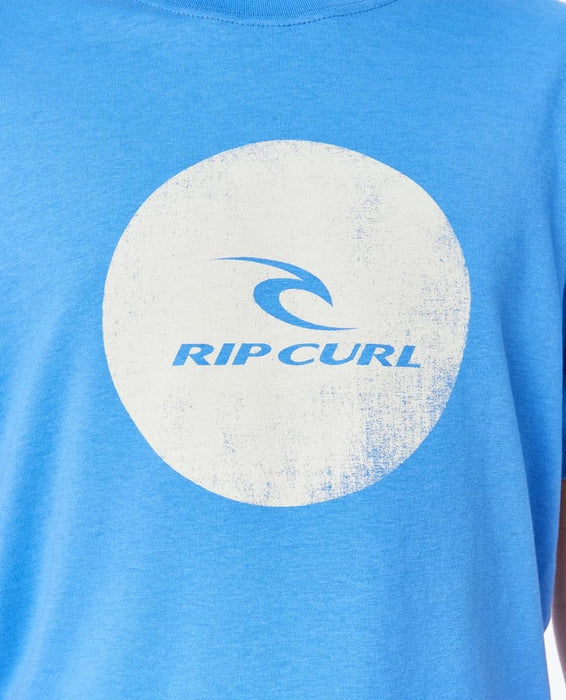 Camiseta Rip Curl Corp Icon Azul Boy