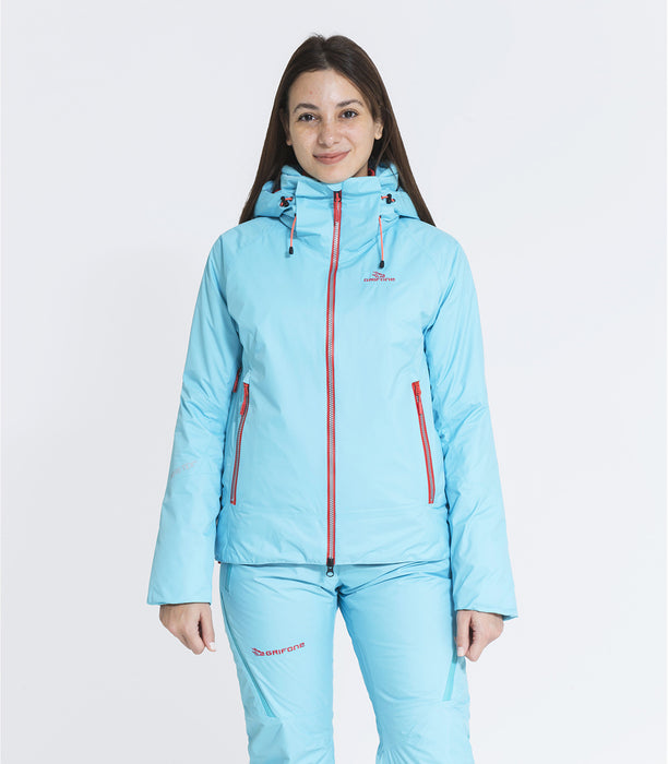 CHAQUETAS CAMBOUE LADY JACKET W/HOOD MUJER BLUE RADIANCE/BRIGHT RED