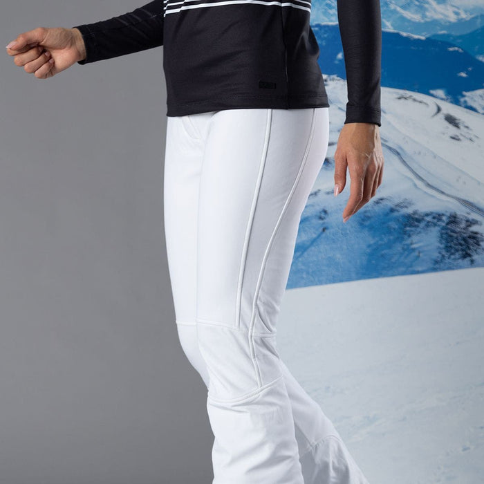 PANTALONES WOMAN PANT WITH INNER GAITER  MUJER BIANCO
