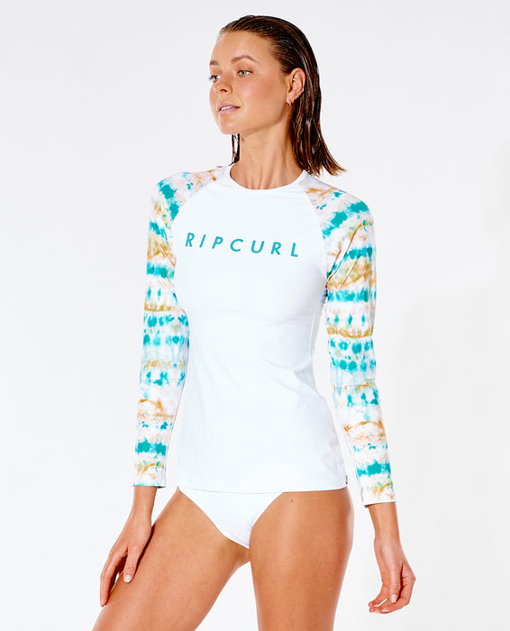 TRAJE SURF SUMMER BREEZE RELAXED SS MUJER WHITE